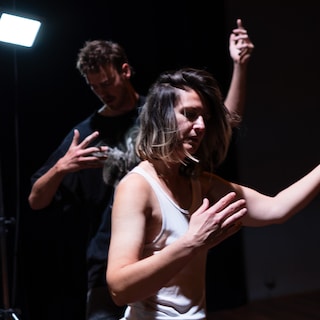 Review Out of Focus: beneath all the playfulness lies a melancholic question: how do you dance with people who are no longer here?