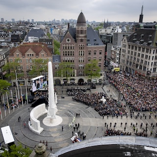 National commemoration at Dam Square passes peacefully, except for a few arrests