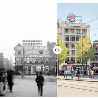 Spot the differences: Leidseplein in 1912 and 2026