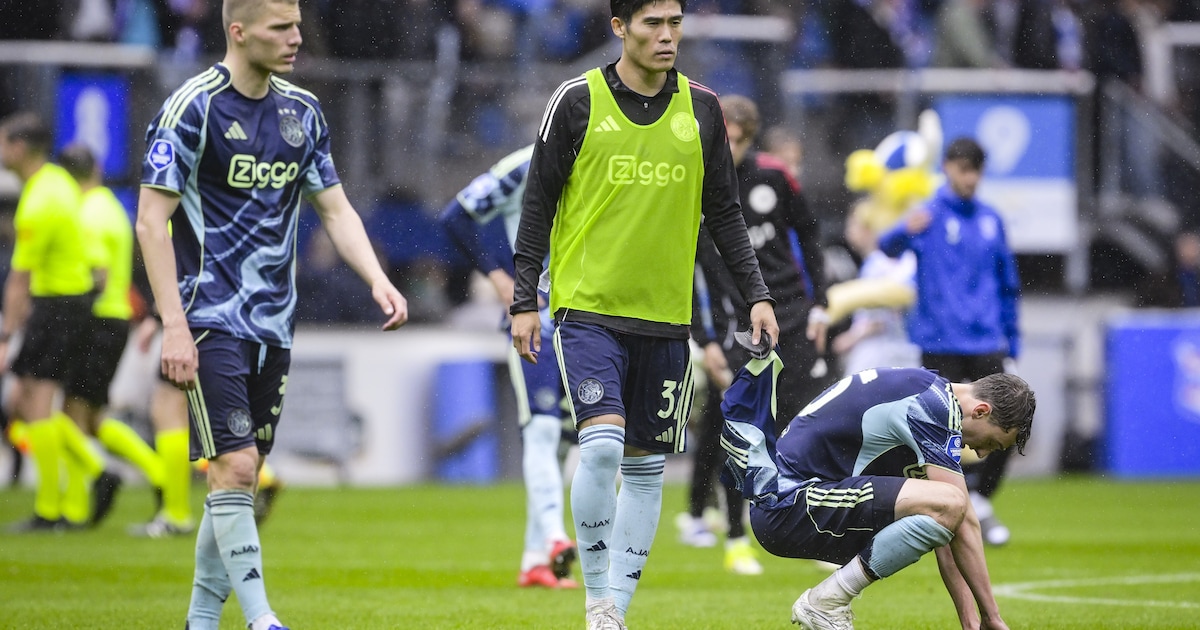 Waar Heerenveen fier overeind stond, lag Ajax uitgeteld in het gras: ‘De geest is uit de fles’