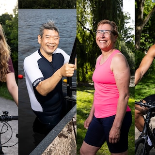 You can take as long as you want for this triathlon: ‘I find swimming the most nerve-wracking, also because it's in open water’