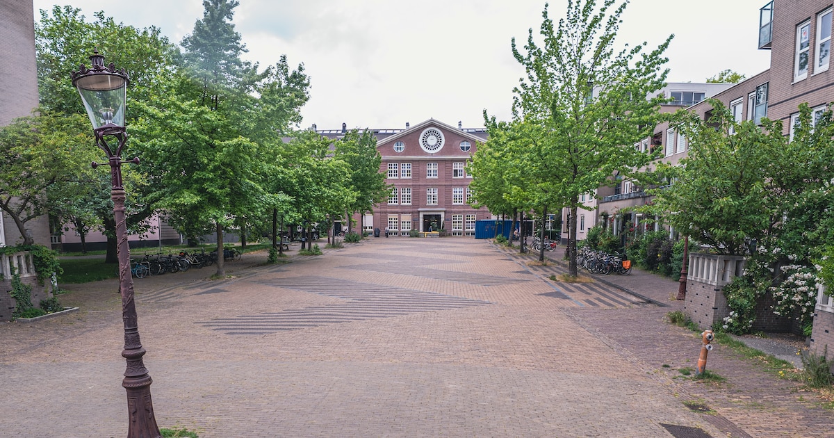 Waar eens de soldaten marcheerden, ligt voor de woningen een strakgelegd ‘Stenen tapijt’