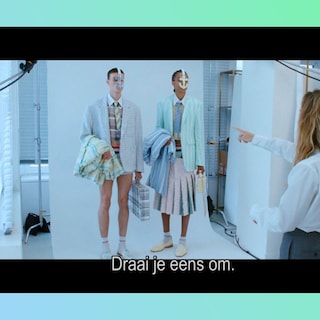 Men, take the scissors to your trousers and show your calves at the office