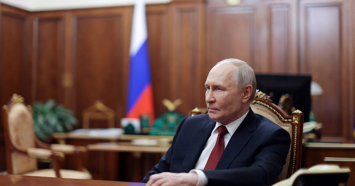 Poetin geeft het ‘Westen’ de schuld van moeilijke periode voor Rusland