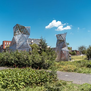 On the border of art and design: intricate metal towers conceal Spaarndammer Tunnel ventilation grilles