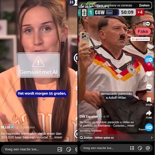 Nu.nl editor suddenly sees themselves on TikTok in fake AI-generated video