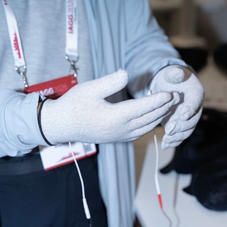 At the RAI, Amsterdammers could step into the bodies of their elderly selves: ‘The older I get, the better I take care of myself’