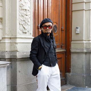 Curator Justin's style: 'Black helps ground me, I wear white for energy'