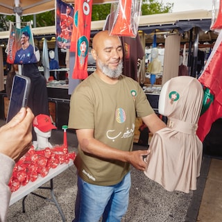 Watermelons with national anthem lyrics, red tompouce with Moroccan star: Amsterdam-West prepares for the quarter-final