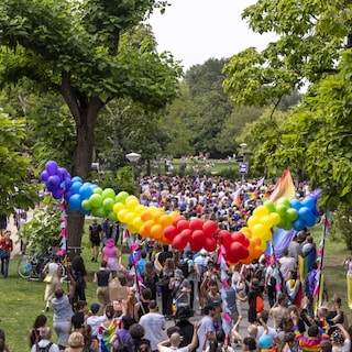 Queen Máxima opens WorldPride in Amsterdam's Vondelpark