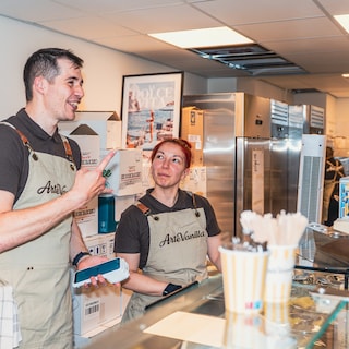 At Arte Vanillia ice cream parlor in the West, you also get a lesson in ‘fat’ Bologna: ‘It’s all about the mouthfeel’