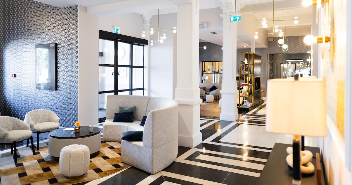 Weg zijn de Amsterdamse kruisen in de vloerbedekking: hotel The Manor aan de Linnaeusstraat kreeg ee