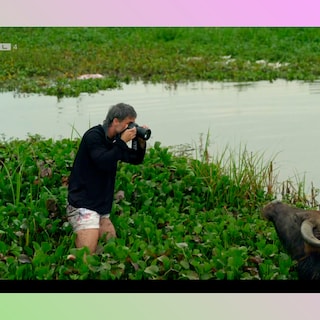 Jan Kooijman's shoe got stuck in the rice fields and Jelka van Houten suffered an acute migraine