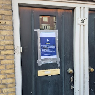 Police post warning on door after violence at home in Bos en Lommer: It was a mistake
