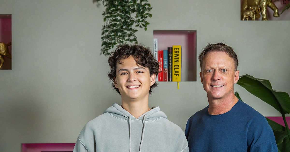 Sander (57) en Silven (19): ‘Papa is mijn vader, maar we zijn ook vrienden. We gaan samen naar festi