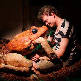 Amphibian review: Thor Braun is a strong storyteller who turns into a frog in seconds