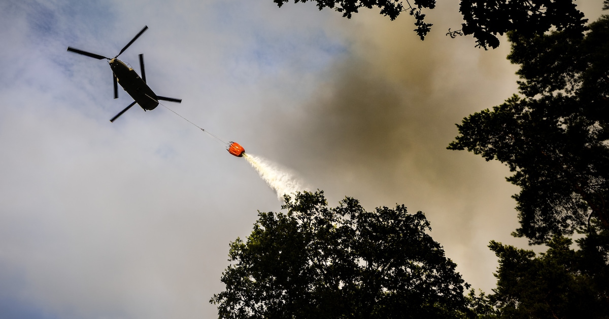 Grote natuurbrand in Noord-Limburg, gebied van 100 hectare getroffen
