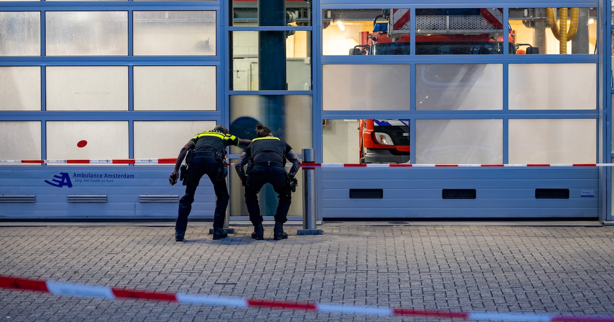 Plas bloed na inbraakpoging bij brandweerkazerne Spaarndam leidt naar verdachte