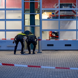 Blood trail after attempted burglary at Spaarndam fire station leads to suspect