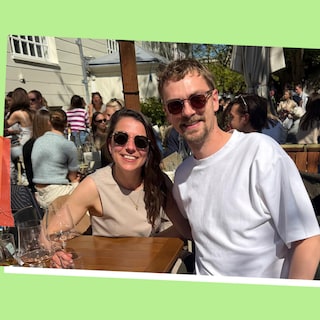 Max (27) and Zinzi (36) started as colleagues in a café: 'We texted: did you feel what I felt? It was clearly more than a drunken kiss'