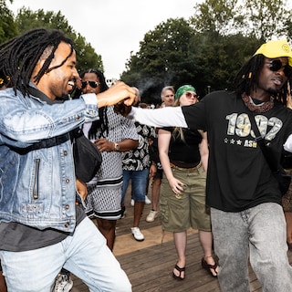 At Reggae Lake festival in Amsterdam Zuidoost, Zion Marley's voice sounds eerily like his grandfather Bob's