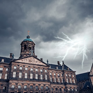 Mostly sunny and turning warmer, chance of heavy thunderstorms later in the week