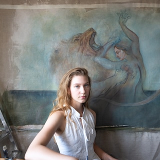 Artist Jessica Kuhn meanders between the desire to be saved and the desire to be independent at her exhibition What Is Love