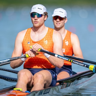 Men's double sculls win gold at World Rowing Championships in Amsterdam, silver for women