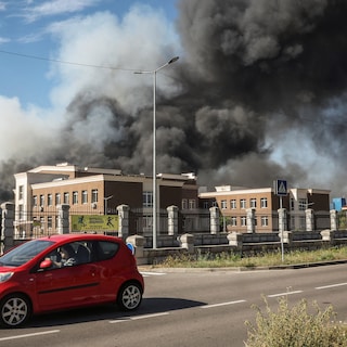 Dozens dead and injured reported after Russian attack near Kyiv