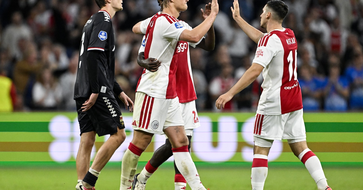 Ajax scoort erop los in de Arena en beleeft zorgeloze avond tegen Willem II