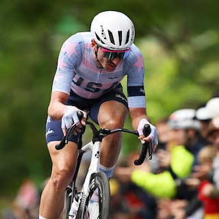 Cyclist Brandon McNulty takes surprise world title, bronze for Mathieu van der Poel