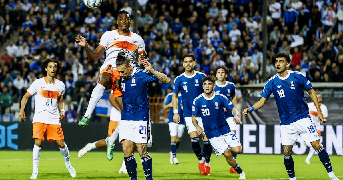 Oranje speelt in Nations League moeizaam gelijk tegen Griekenland (2-2 ...