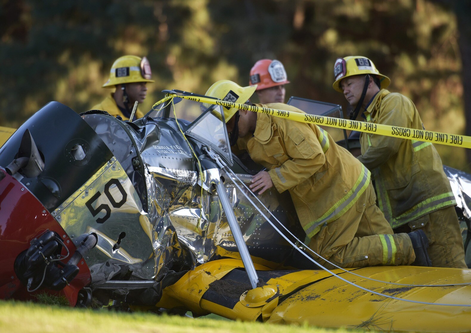 Acteur Harrison Ford gewond na vliegtuigcrash op golfbaan