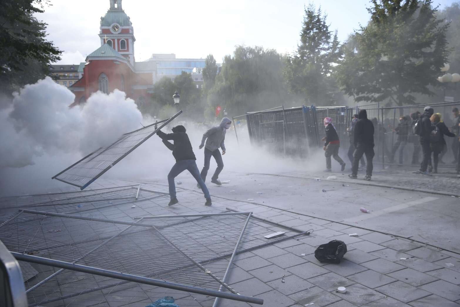 Rellen bij bijeenkomst van extreem rechts in Zweden