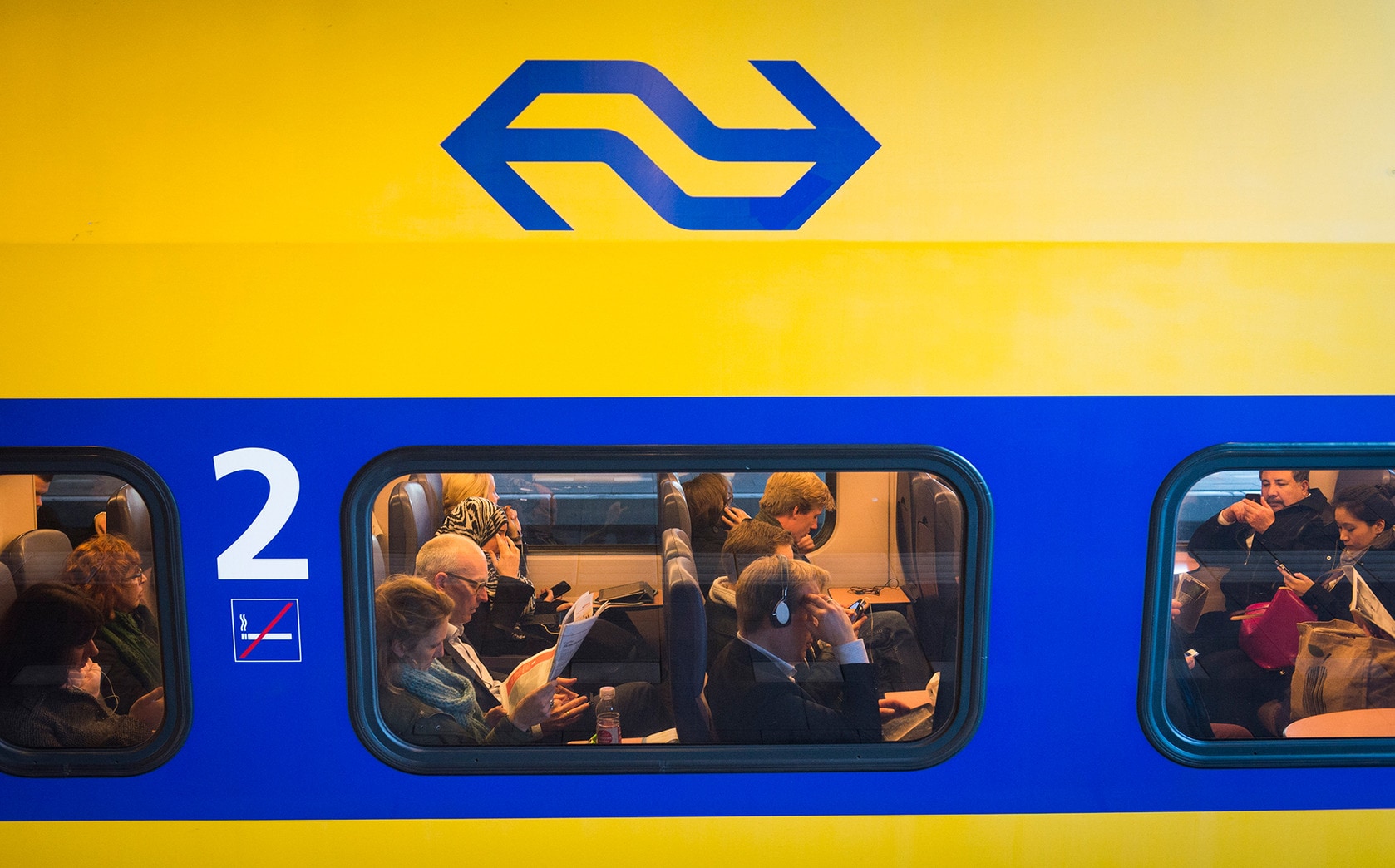 Hinder treinreizigers door staking België