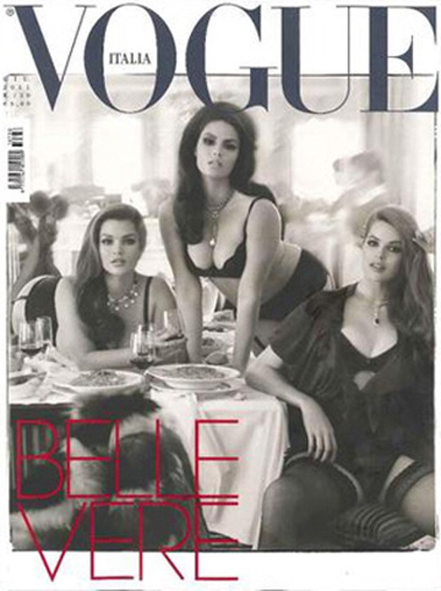 Plus-size modellen op cover Italiaanse Vogue | Het Parool