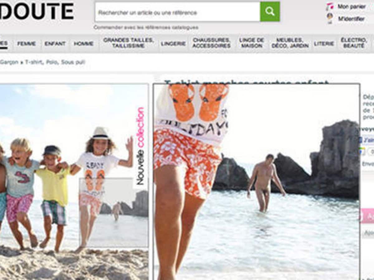 Naakte man op website voor kinderkleding Het Parool