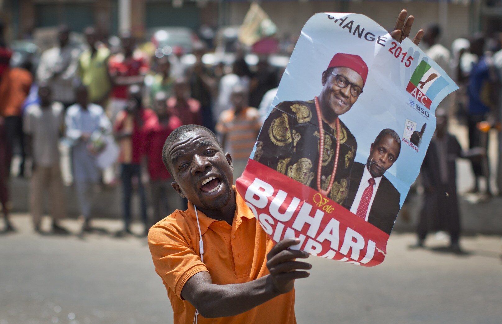 Oppositieleider Buhari ruim aan kop in Nigeria